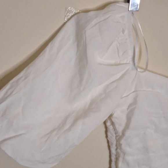 Lulus Puff sleeve  crop side zip top SZ S - Picture 7 of 10